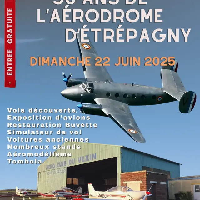 Fête aérienne 90 ans de l'aérodrome d'Etrépagny 22 06 25