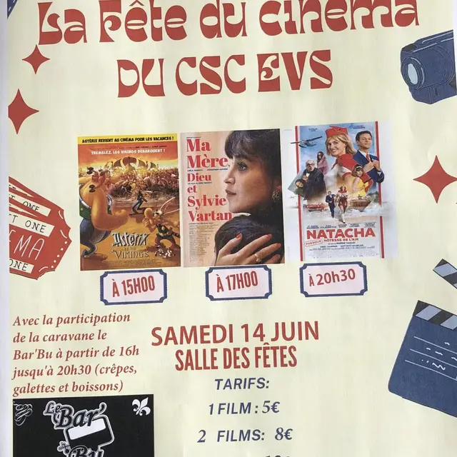 Fête du cinéma Longchamps 14 06 25
