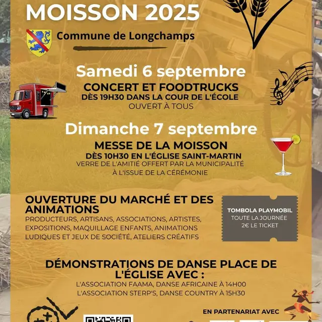 Fête de la moisson Longchamps 06.07 09 25