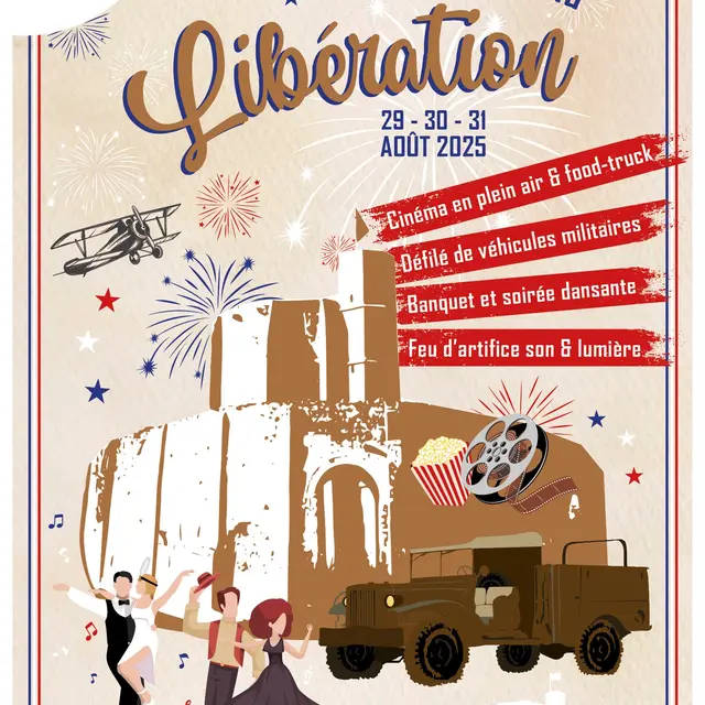 Fête de la libération Gisors 29 30 31 08 25