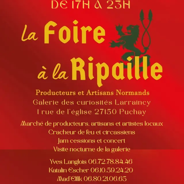 Foire à la ripaille Puchay 11 07 25