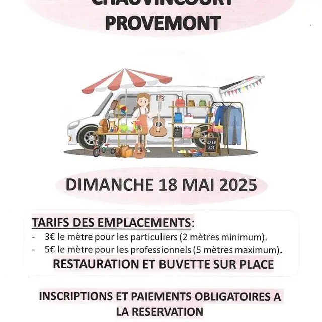 Foire à tout Chavincourt-Provemont 18 05 25