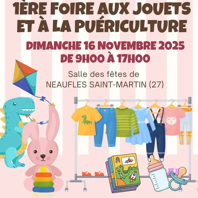 Foire aux jouets Neaufles-Saint-Martin 16 11 25