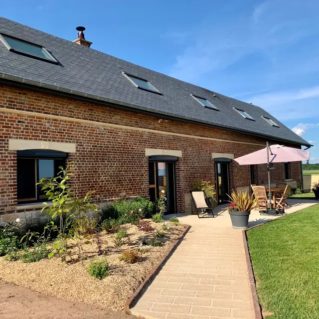 Gîte_L_étable_de_Morgny_terrasse © Laure Lefebvre