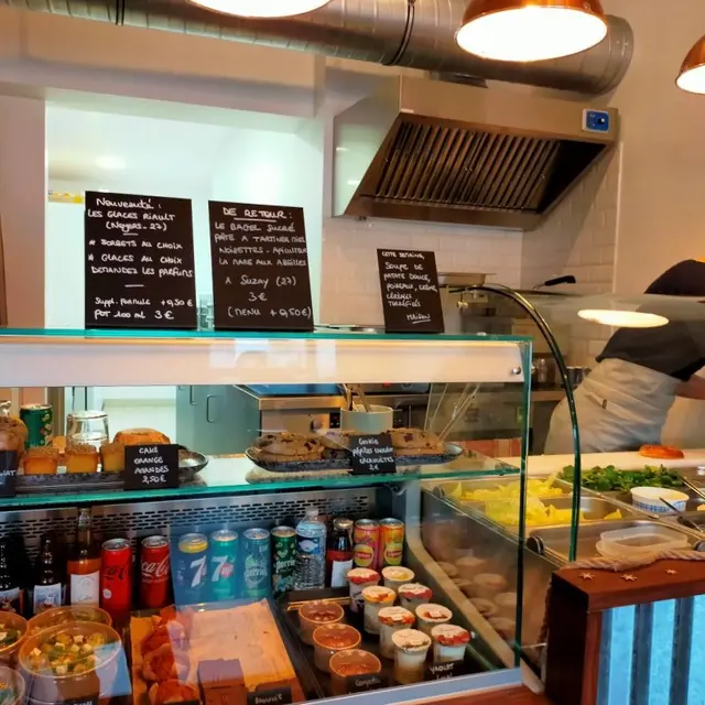 La Bagelerie de Camille, comptoir