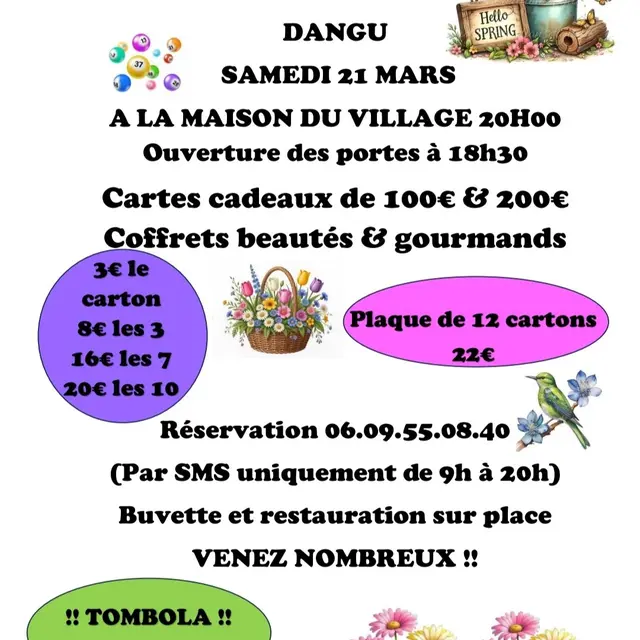 Loto du printemps Dangu 21 03 26
