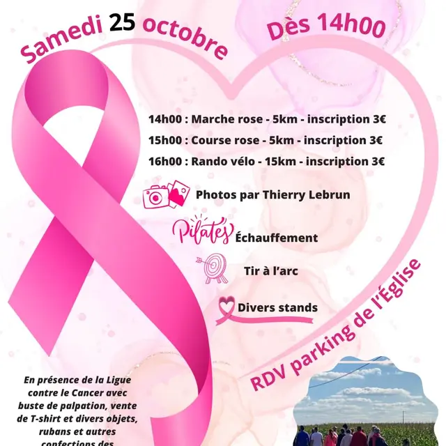 Marche course vélo Longchamps 25 10 25