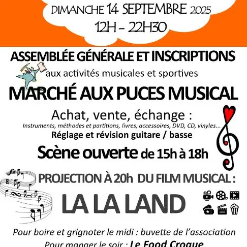 Marché aux puces et cinéma Gisors 14 09 25