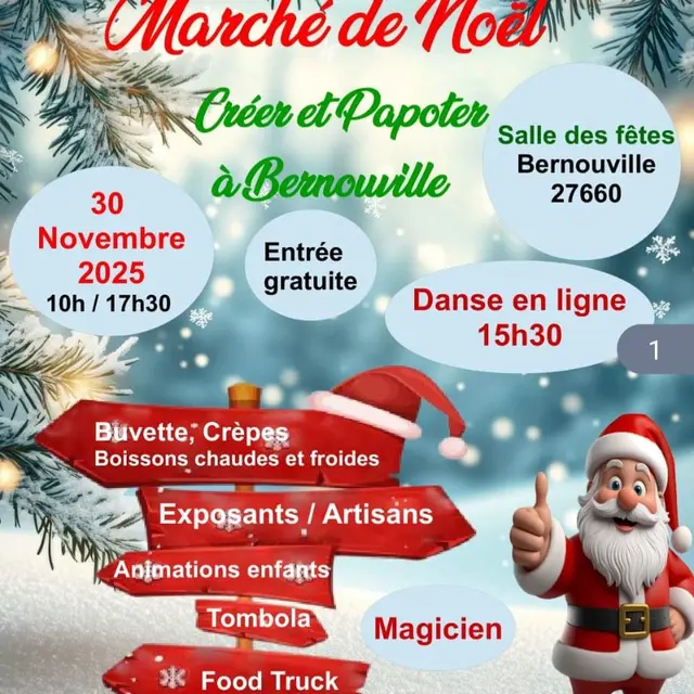 Marché de Noël Bernouville 30 11 25