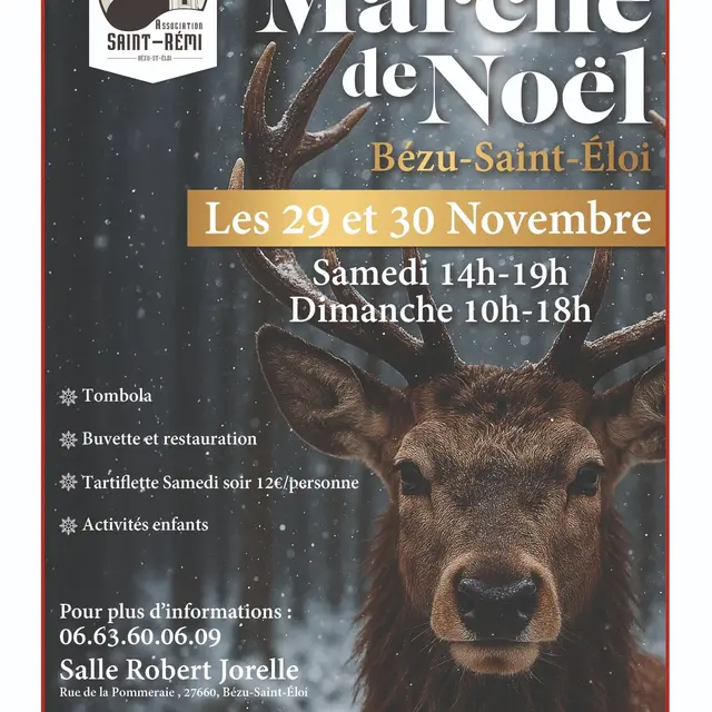 Marché de Noël Bézu-Saint-Éloi 29.30 11 25