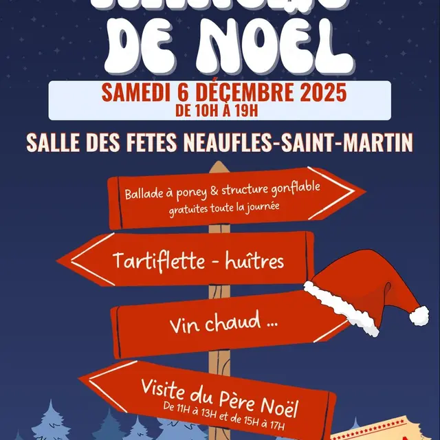Marché de Noël Neaufles-Saint-Martin 06 12 25
