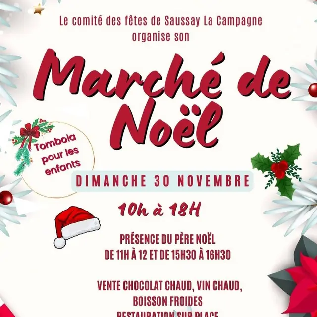 Marché de Noël Saussay-la-Campagne 30 11 25