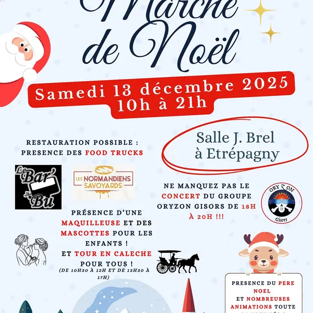 Marché de noël Étrépagny 13 12 25