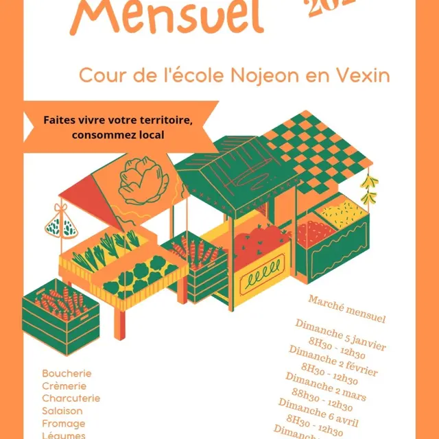 Marché mensuel Nojeon-en-Vexin