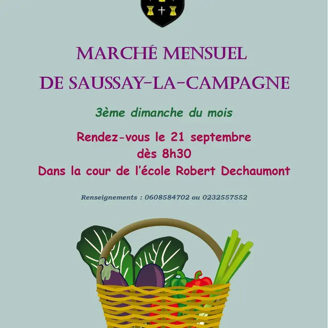 Marché saussay-la-Campagne 21 09 25