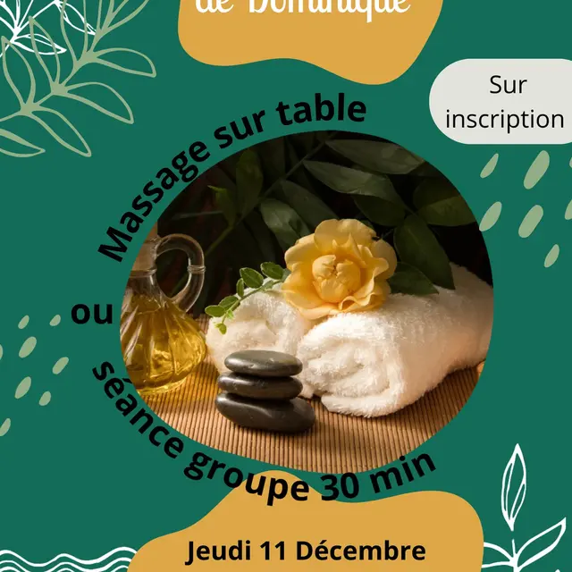 Massage sur table Longchamps 11 12 25