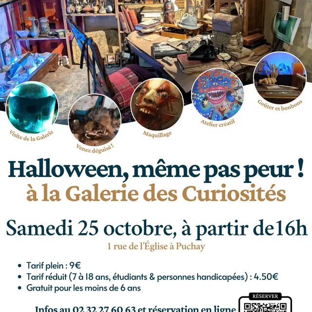 Halloween, même pas peur ! à la Galerie des Curiosités Larraincy Puchay 25 10 25