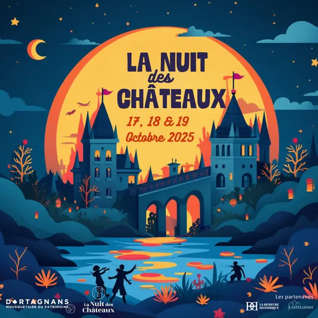 Nuit des château 2025 visuel