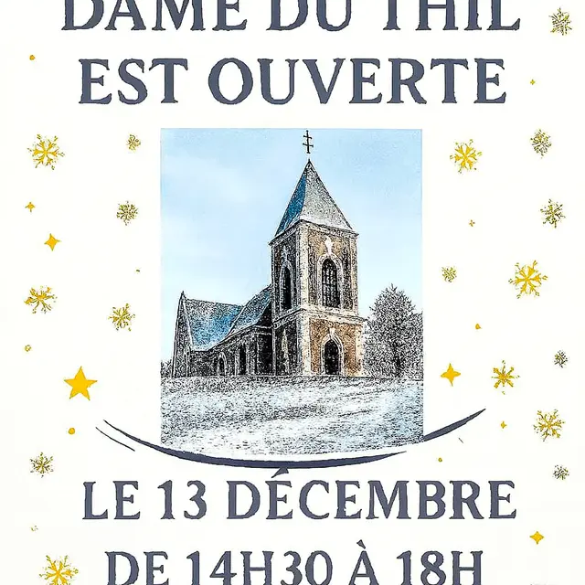 Ouverture église et crèche Le Thil 13 12 25