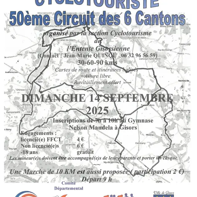 Randonnée cyclotouriste Gisors 14 09 25