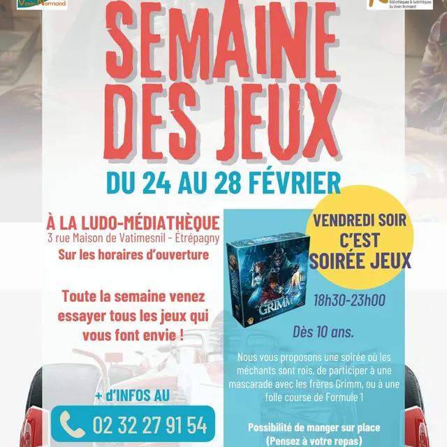 Semaine des jeux Étrépagny 24.28 02 26