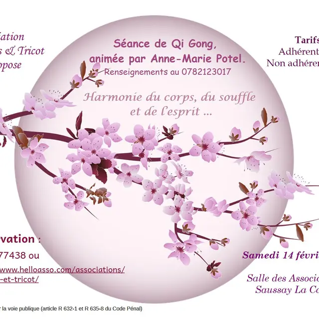 Séance de Qi Gong Saussay-la-Campagne 14 02 26