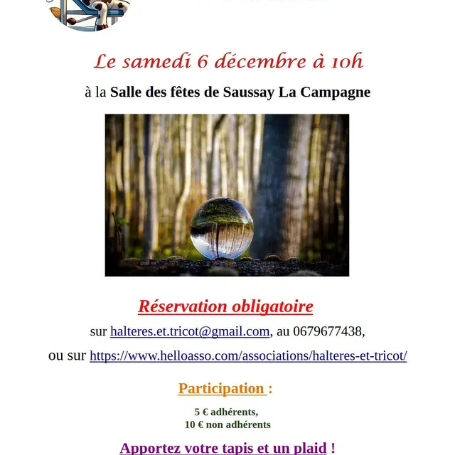 Séance de sophrologie Saussay la Campagne 06 12 25