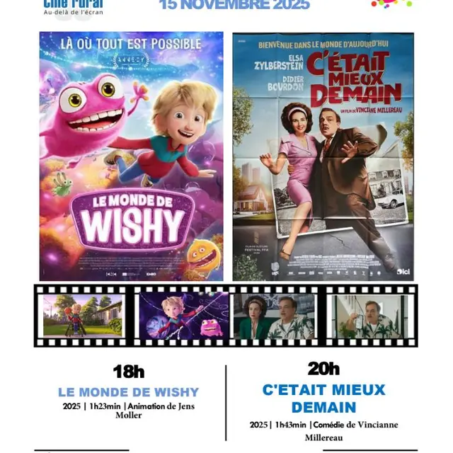 Séances de cinéma Longchamps 15 11 25