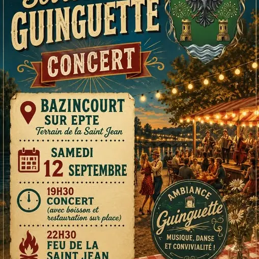 Soirée guinguette Bazincourt-sur-Epte 12 09 26