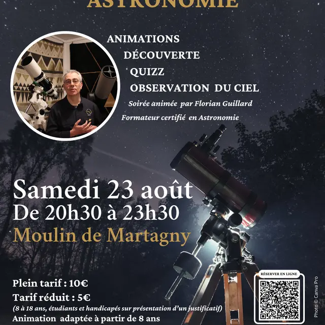 Soirée découverte astronomie Martagny 23 08 25