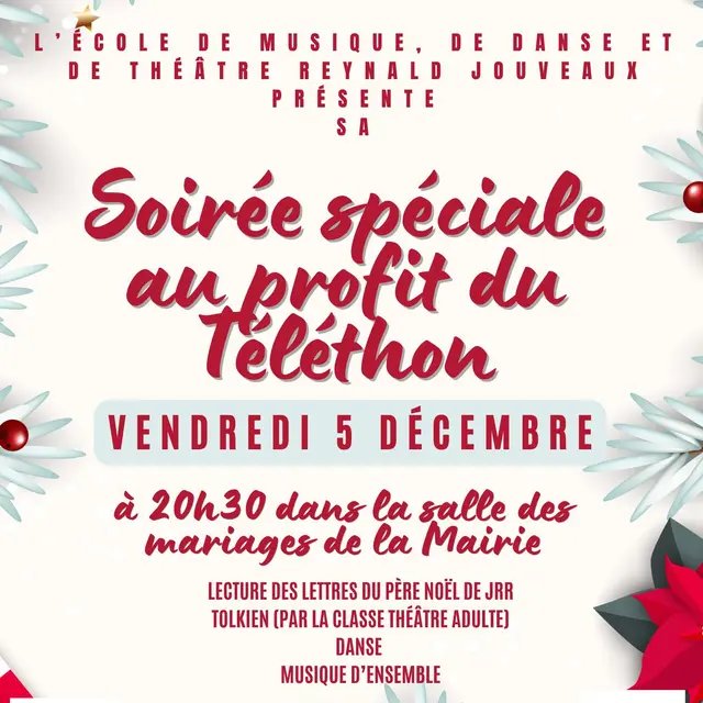 Soirée spéciale au profit du Téléthon Étrépagny 05 12 25