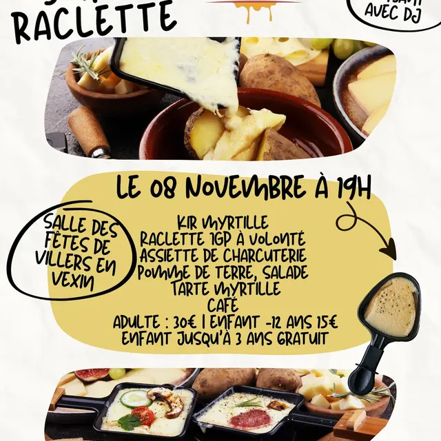 Soirée raclette Villers-en-Vexin 08 11 25