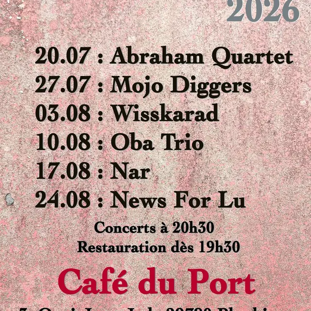 Les lundis du port au restaurant Chez Bruno à Plouhinec-Poulgoazec