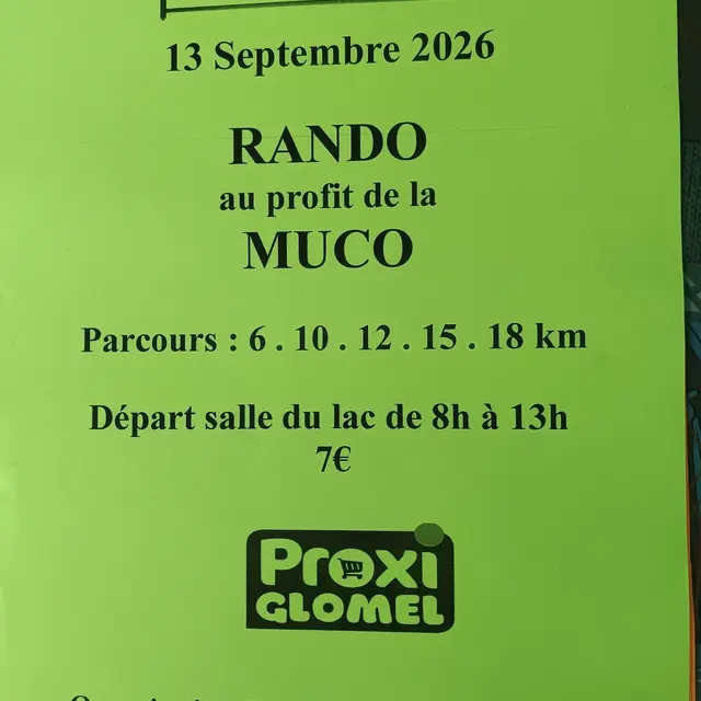 Randonnée au profit de la mucoviscidose