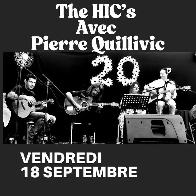 affiche concert de The HIC's avec Pierre Quillivic