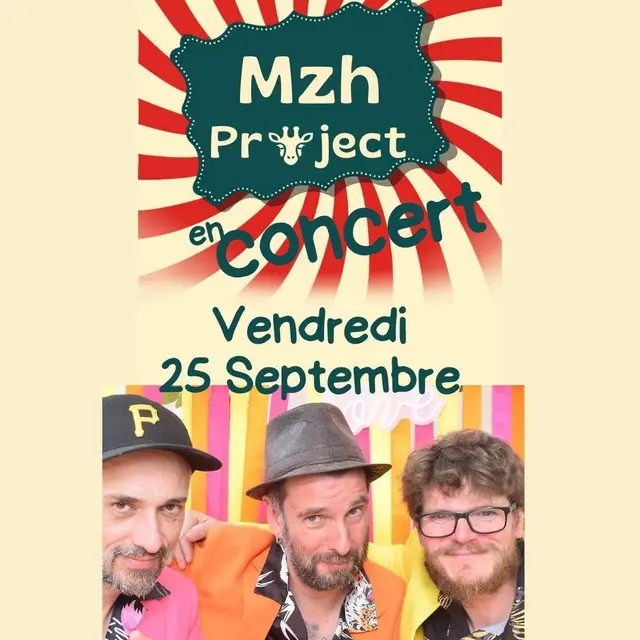 Affiche concert mzh project