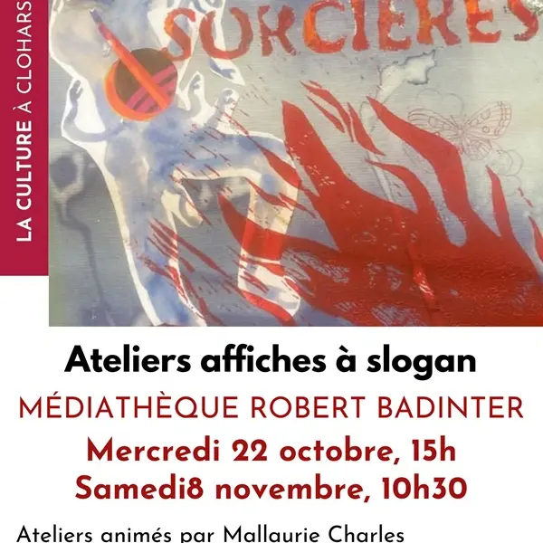 ateliers affiches à slogan oct-nov 25