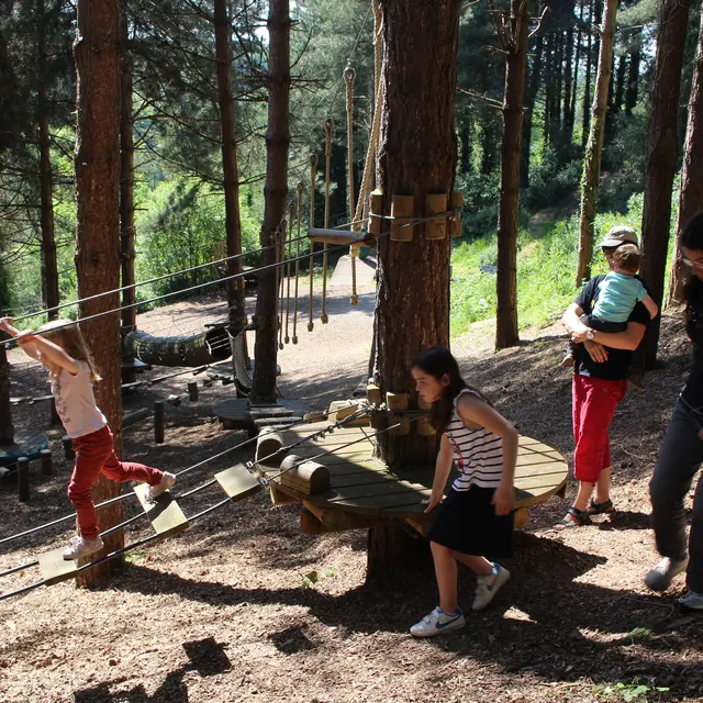 parcours accrobranche du Moulin au Duc