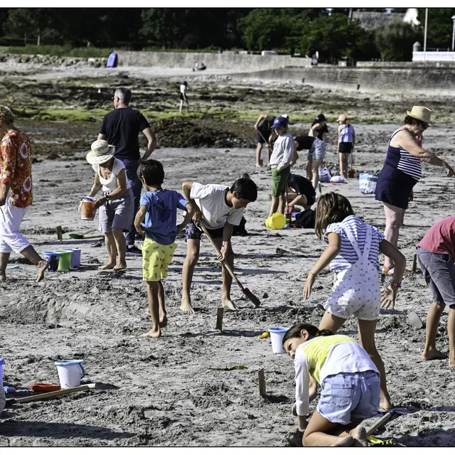 Concours de château de sable -  Loctudy - Pays Bigouden Sud