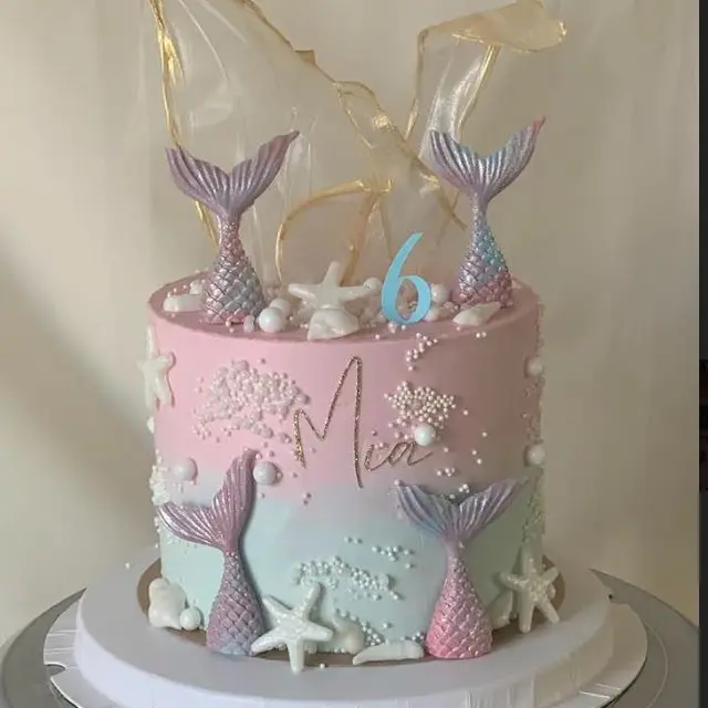 Cake design thème sirène