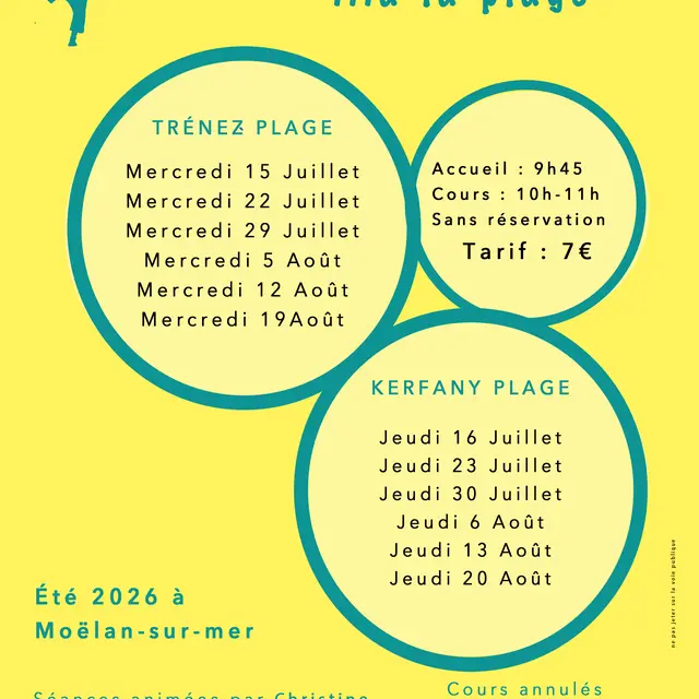 yoga plage 2026