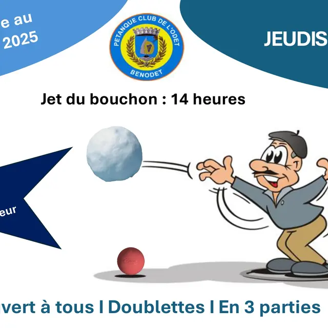 Jeudis d'Hiver avec le Pétanque Club de l'Odet