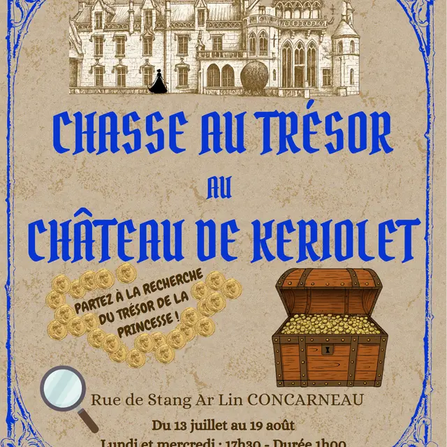 Affiche Chasse au Trésor Keriolet été 2026