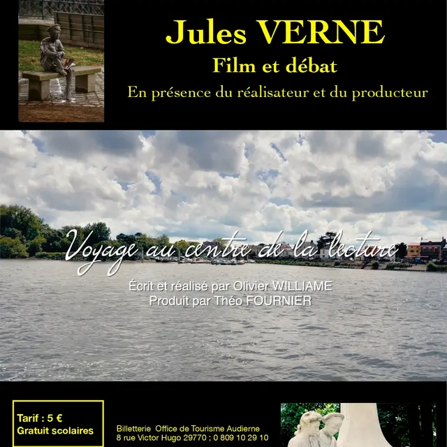 Affiche Jules Verne Film et débat