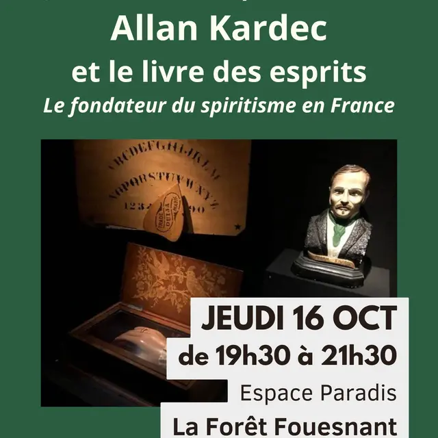 AFFICHE SOIREE ALLAN KARDEC