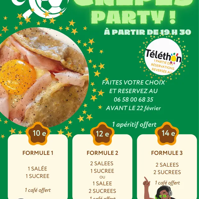 Soirée crêpe