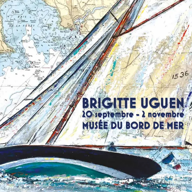 Affiche musée exposition Brigitte Uguen