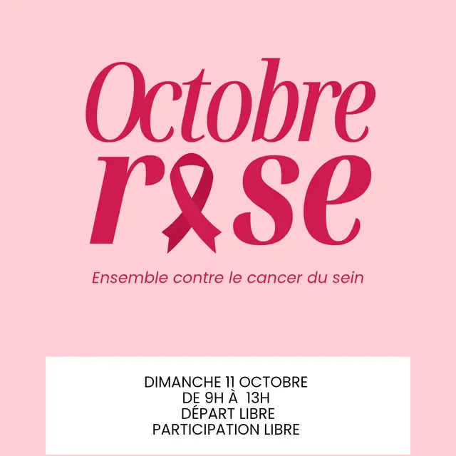 Marche pour Octobre Rose à Goulien