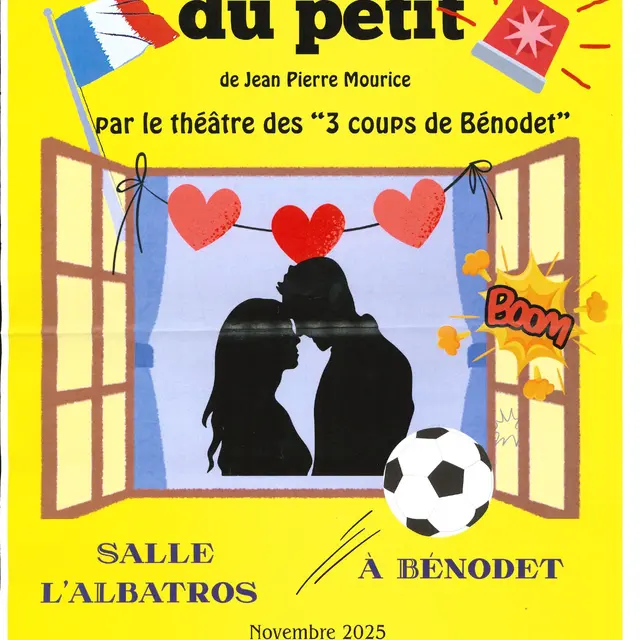 Affiche représentation - 3 coups de Bénodet