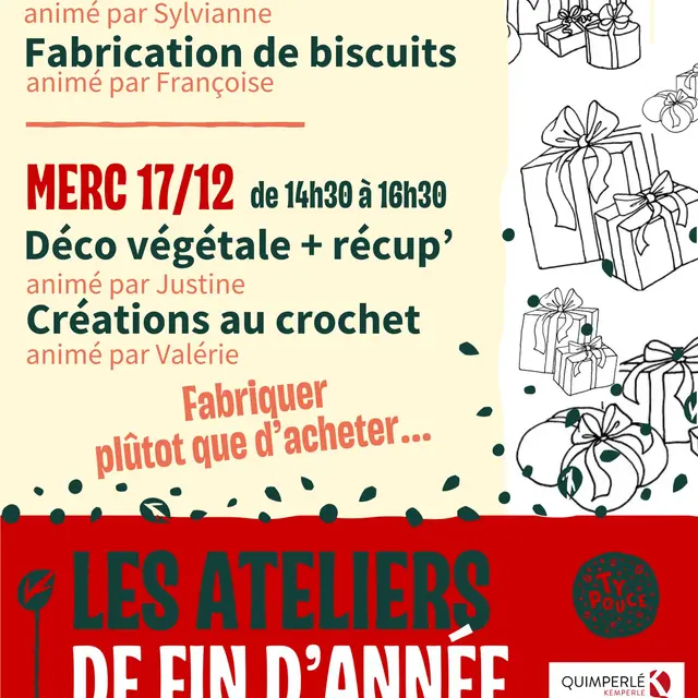 Ateliers de fin d'année